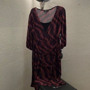 Black patterns dress
